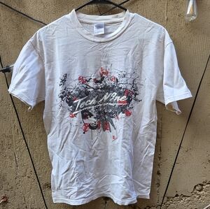 Tech N9ne fan merch off-white graphic tee shirt